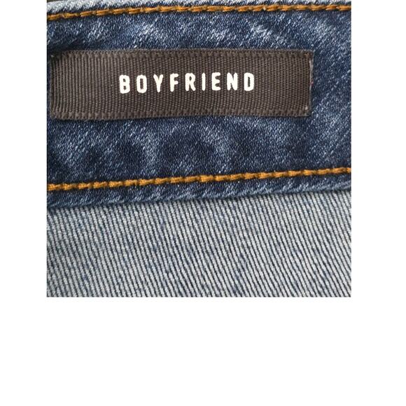 Torrid Premium Boyfriend Frayed Hem Distressed Whiskering Women's Jeans 14 - Picture 5 of 6